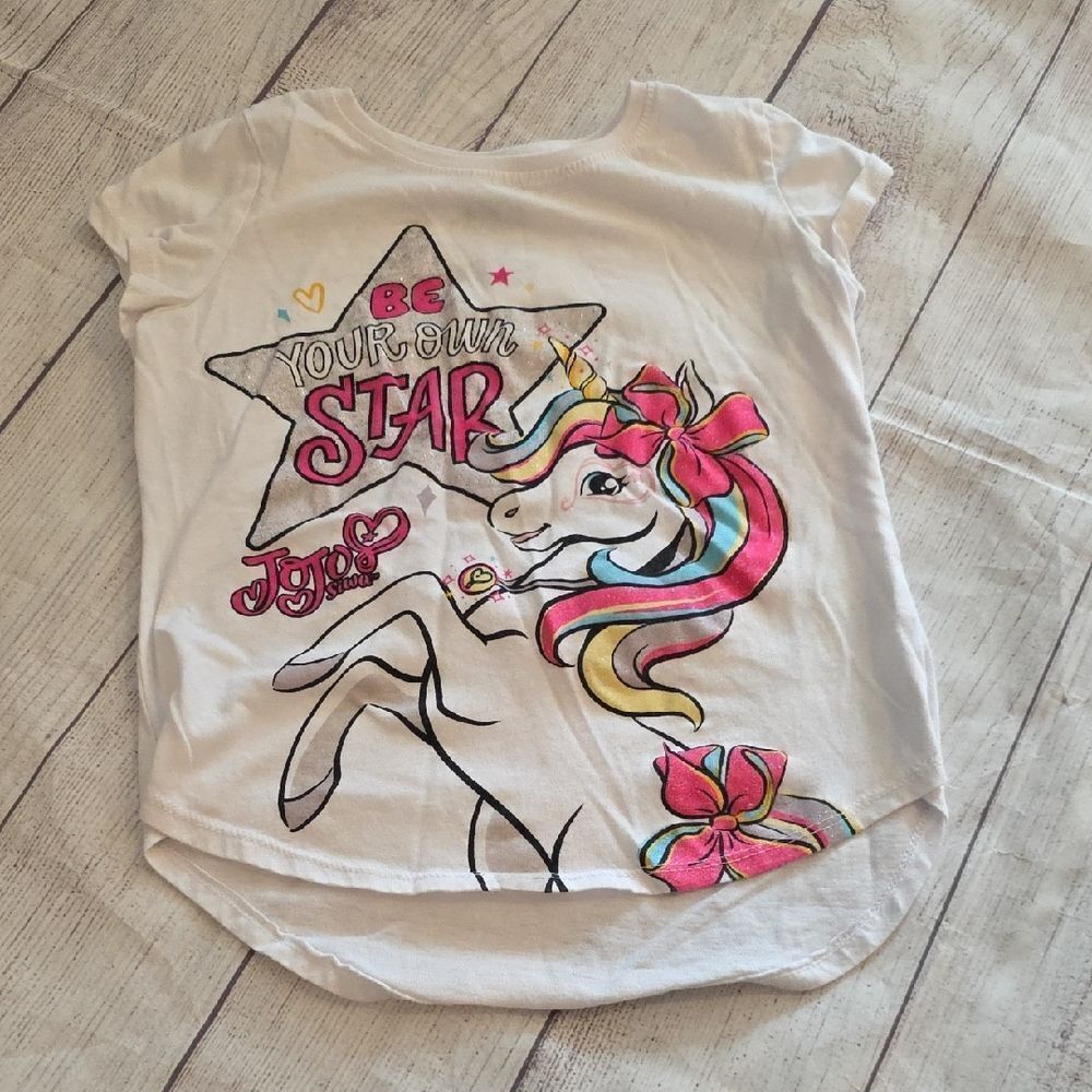 JoJo Siwa Be Your Own Star Unicorn T-Shirt - White